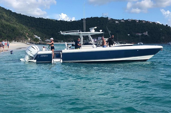 St Thomas Full-Day Boat Rental 37' Intrepid Powerboat - What $1,600 means for your group