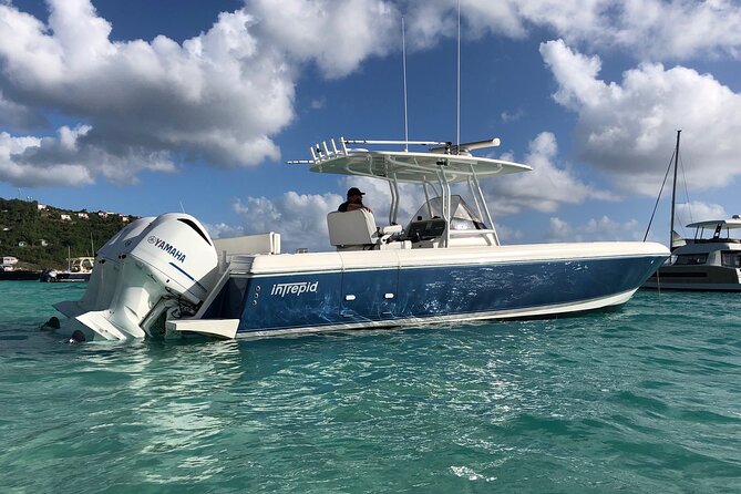 St Thomas Full-Day Boat Rental 37' Intrepid Powerboat - Building your route around St. Thomas and St. John