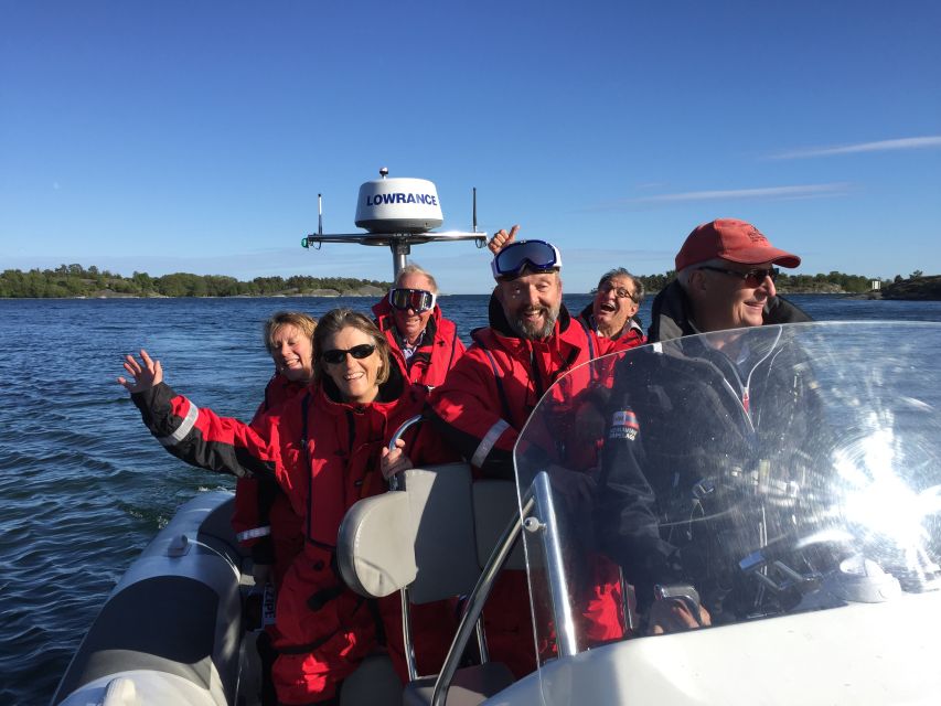 Stockholm Archipelago RIB Speed Boat Tour with Swedish Fika - Vaxholm Fortress and the archipelago’s older character
