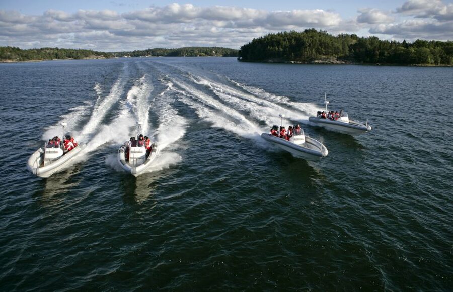 Stockholm Archipelago RIB Speed Boat Tour with Swedish Fika - Fjäderholmarna and the first taste of island life