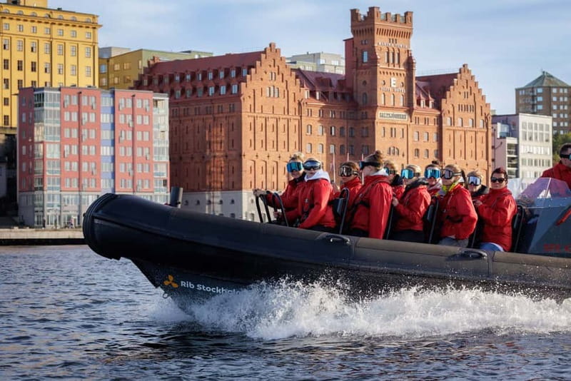 Stockholm: RIB Speed boat tour & archipelago island visit - The RIB ride through the Stockholm archipelago