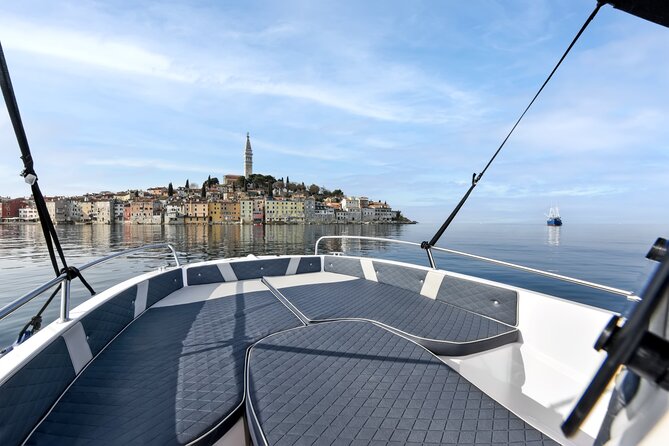Sunrise Dolphins & Fishermen at Work speedboat tour in Rovinj - The ride back and Rovinj from the water