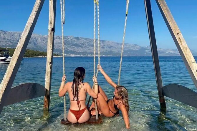 Sunset Speedboat Tour in Makarska with swim stop on island Brač - Puntica Bay and the 40-minute swim