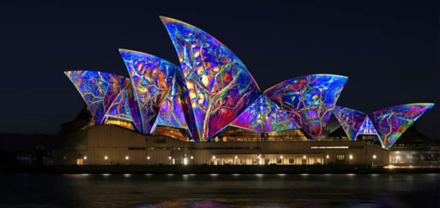 Sydney Harbour: 30 Minute Slow Jet Boat Vivid Cruise - Why Vivid looks better from Sydney Harbour