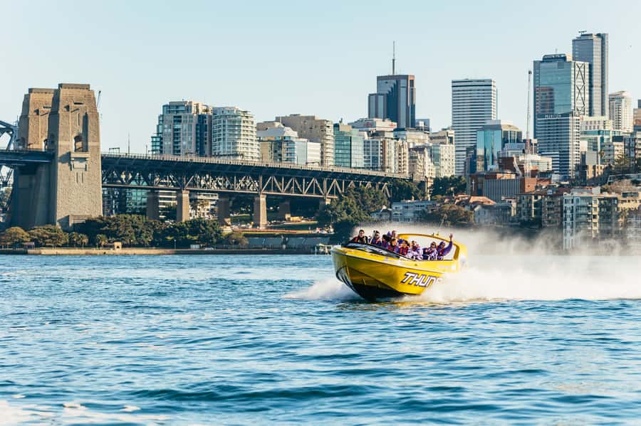 Sydney Harbour: Thunder Thrill Jet Boat Ride - Meeting at Circular Quay