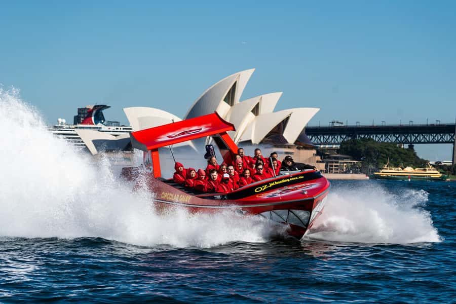 Sydney: Jet Boat Adventure Ride from Circular Quay - Circular Quay, the Opera House, and the first harbour views