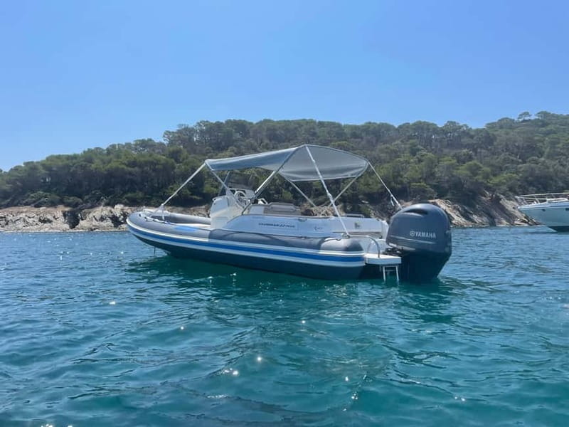 SYE Porquerolles: excursion semi-rigide découverte de l'île - Returning to Hyères by boat