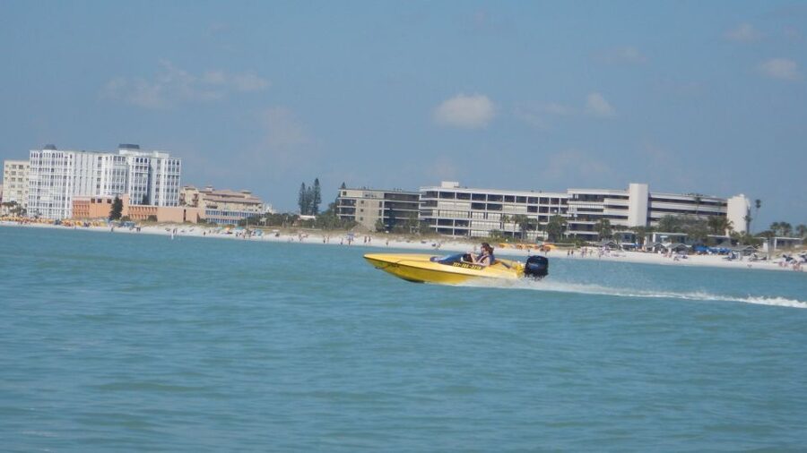 Tampa Bay 2-Hour Speedboat Adventure - Taking the wheel from Tierra Verde