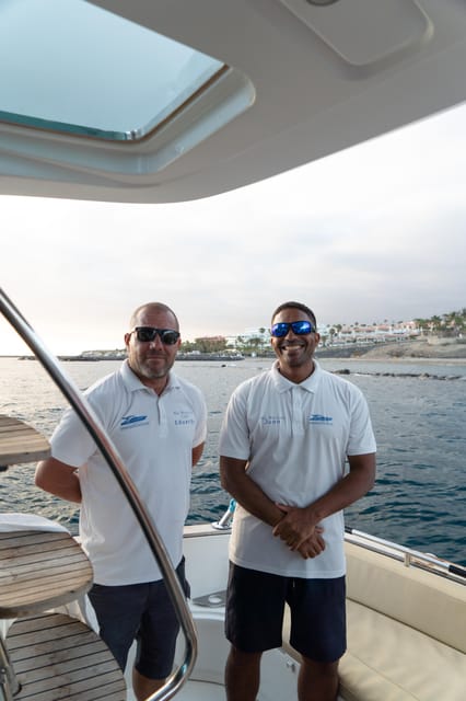 Tenerife: 6 & 8 Hour Private Luxury Motorboat Charter - Crew service, safety, and comfort