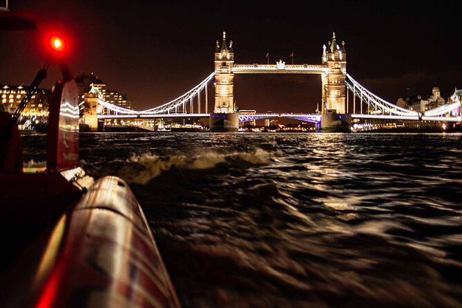 Thames Rockets Sunset London Speedboat Experience - Passing HMS Belfast and returning to the South Bank