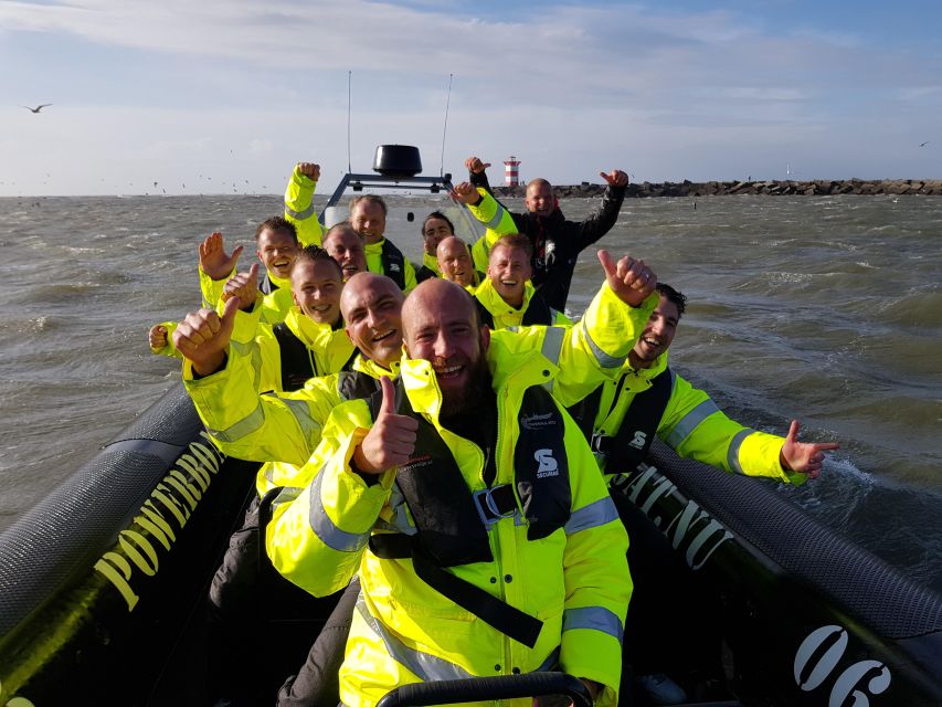 The Hague: Powerboat Tour Scheveningen - From Scheveningen Harbor to open water