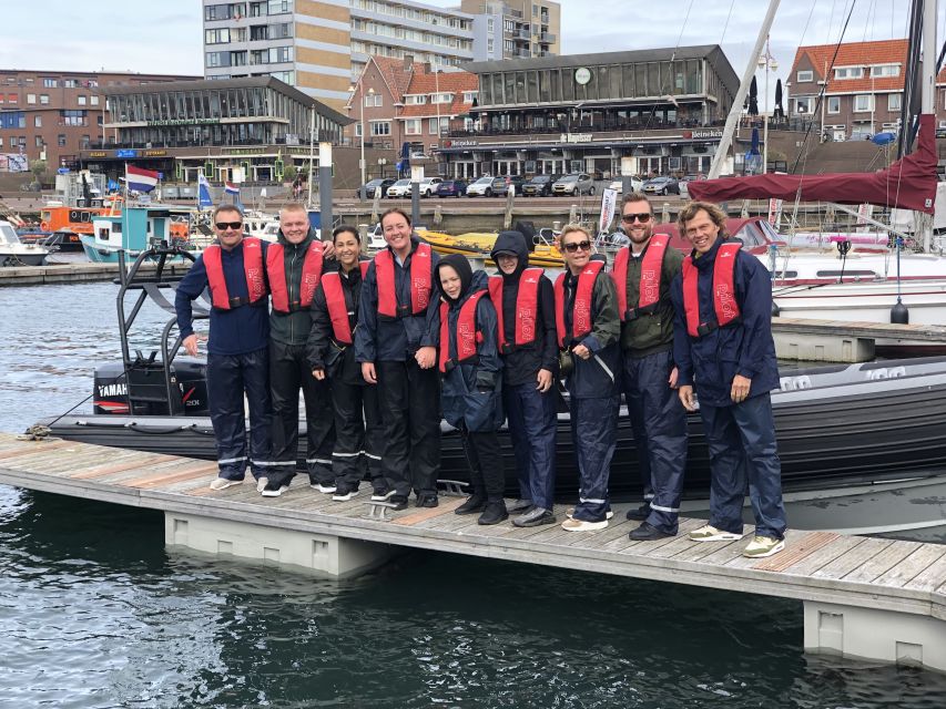 The Hague: Scheveningen Beach RIB Speedboat Tour - Swimming in summer, spray in every season