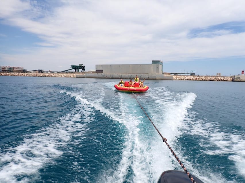 Torrevieja: Speedboat-Powered Inflatable Crazy Sofa Ride - Coast views, speed, and a short taste of Torrevieja