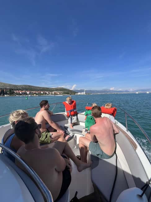 Trogir: Blue Lagoon and 3 Islands Speedboat Tour - Speedboat comfort, shade, and group size