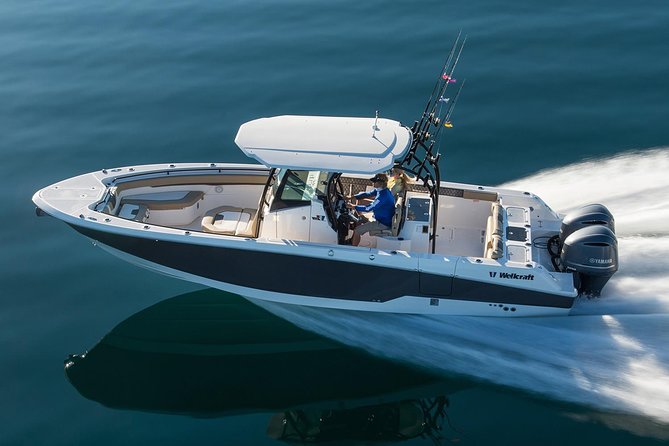 USVI Private Boat Charters - New, Fast Powerboats for Half and Full Day - Honeymoon Beach and Secret Harbour for an easy first swim