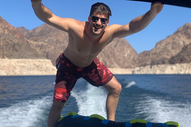 VIP Ultimate Speed Boats and Machine Gun Shooting Adventure with Hoover Dam - Swimming, coves, and cliff jumping