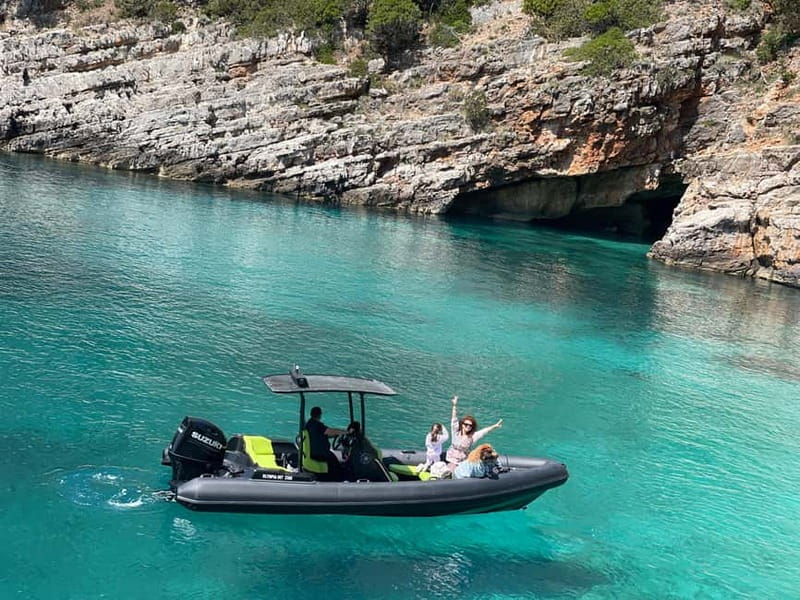 Vlore: Dafina Cave & Haxhi Ali Cave Speedboat Guided Tour - A fast boat into Karaburun’s wild coast
