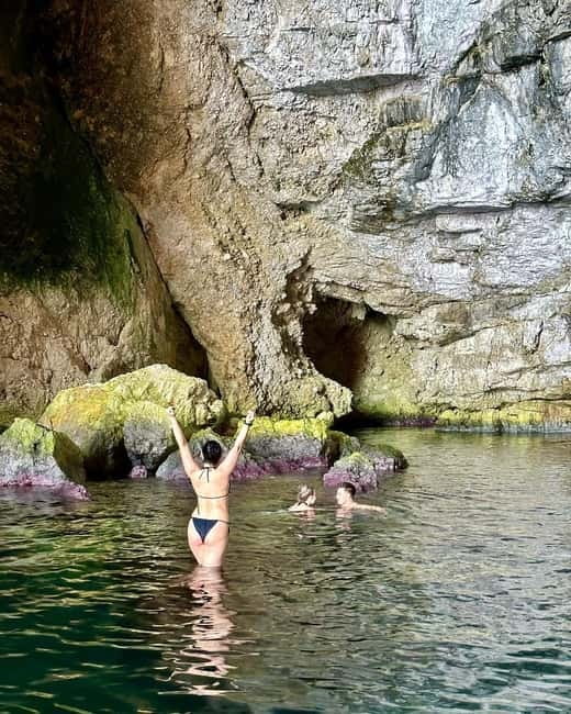 Vlore: Dafina Cave & Haxhi Ali Cave Speedboat Guided Tour - Inside Haxhi Ali Cave for 20 minutes
