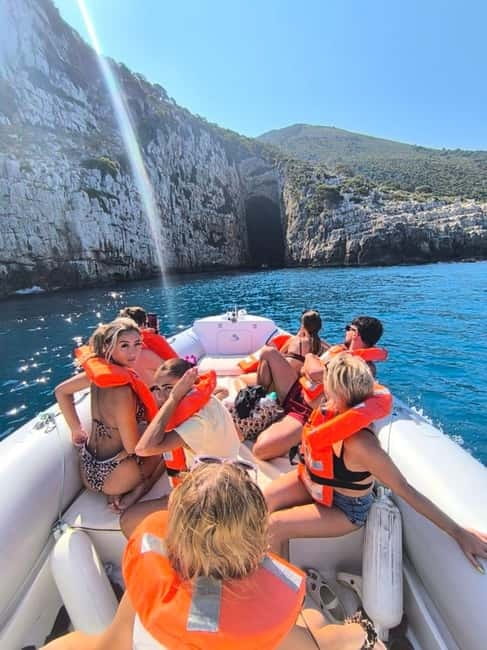Vlore: Haxhi Ali Cave, Karaburun Speedboat Tour & Snorkeling - The speedboat ride from Vlora