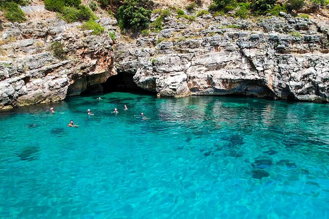 Vlore Private Boat Tour Blue Cave & Grama Bay Adventure - Blue Gem Cave brings the boldest colors