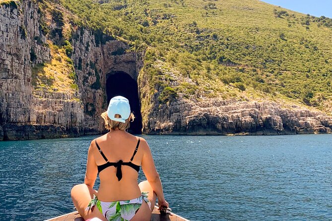 Vlore Private Boat Tour to Haxhi Ali Cave & Karaburun Beach - St. Vasil gives you the longest beach stop