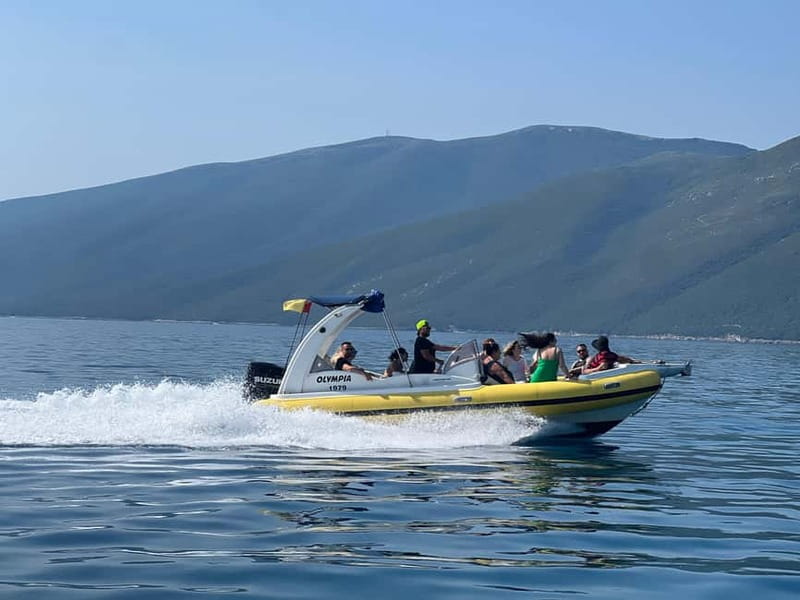 Vlore: Private Speedboat Tour to Haxhi Ali Cave - A fast ride from Vlorë to Haxhi Ali Cave