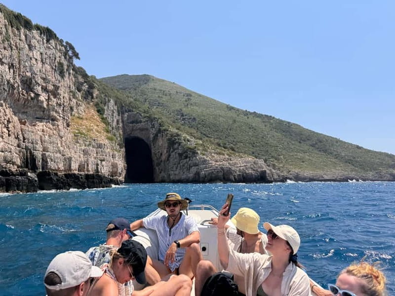 Vlore: Speedboat to Sazan Island, Haxhi Ali Cave & Karaburun - Setting out from Vlorë’s old port
