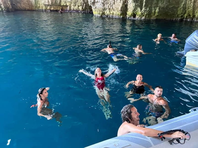 Vlorë: Speedboat Trip to Grama Bay w/ Snorkeling & Swimming - Dafina Bay and Dafina Cave