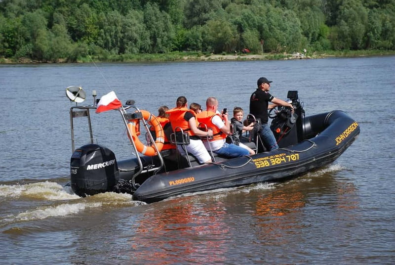 Warsaw: High-Speed Vistula River RIB Boat Adventure - Bridges, boulevards, and the city’s central sights