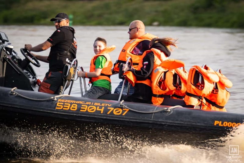 Warsaw: High-Speed Vistula River RIB Boat Adventure - When the RIB opens up to full speed