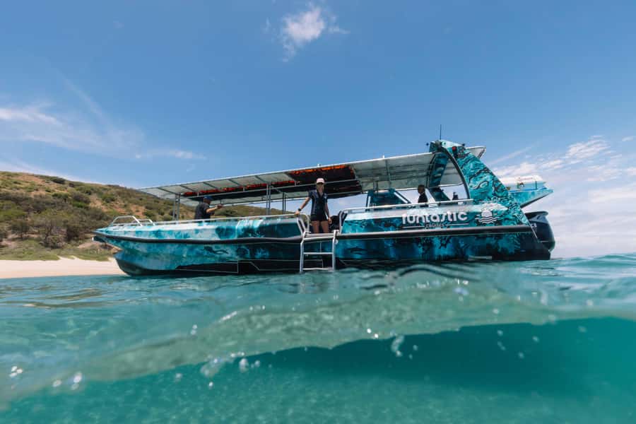 Yeppoon: Great Keppel Island Fast Boat Snorkel & Lunch Tour - Snorkelling with fish, even when the coral is patchy