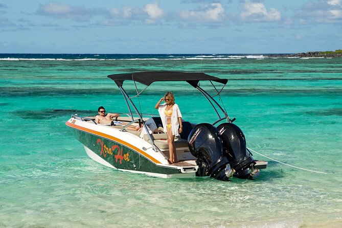 Your Island Voyage Mauritius Speed Boat Excursion With BBQ Lunch - The Ile Plate lighthouse adds a bit of context