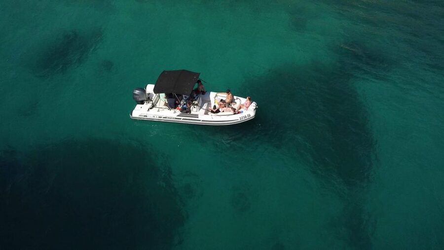 Zadar Islands: Private Hidden Treasures Speedboat Tour - Island views on the way to Iž