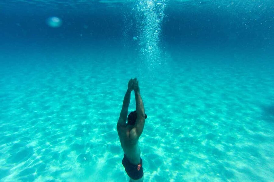 Zadar: Sakarun Beach & Dugi Island Speedboat Tour w/Diving - The military tunnel and the island’s less polished side