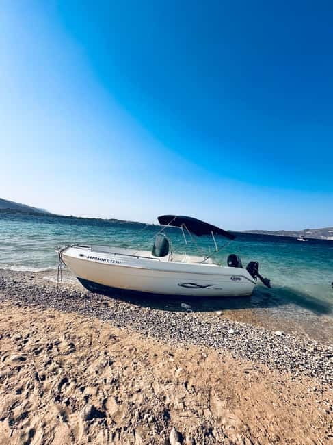 Zakynthos: Private Self-Drive Speedboat Rental No Licence - Taking control at Agios Sostis Harbor