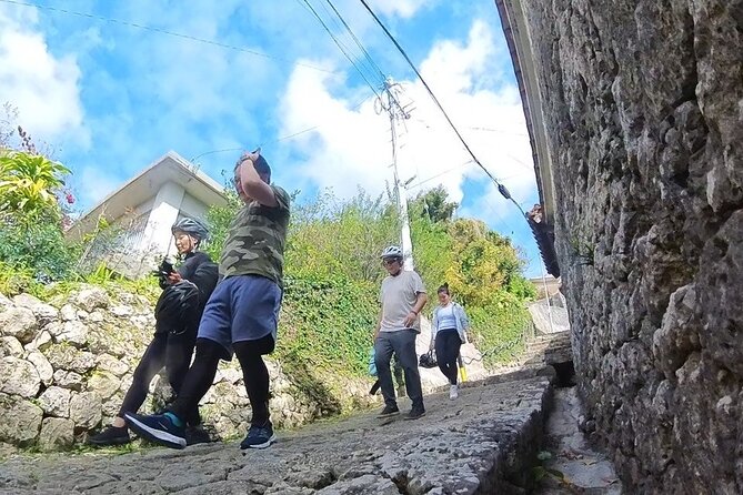 Zodiac Shrines and Naha Backstreets Cycling Tour - Shuri Kannondo and the view over old Naha